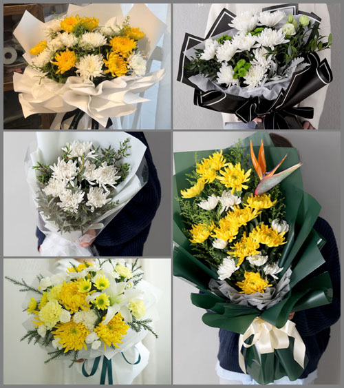 浙江省温州苍南县金乡镇林家洞村白事花束代送